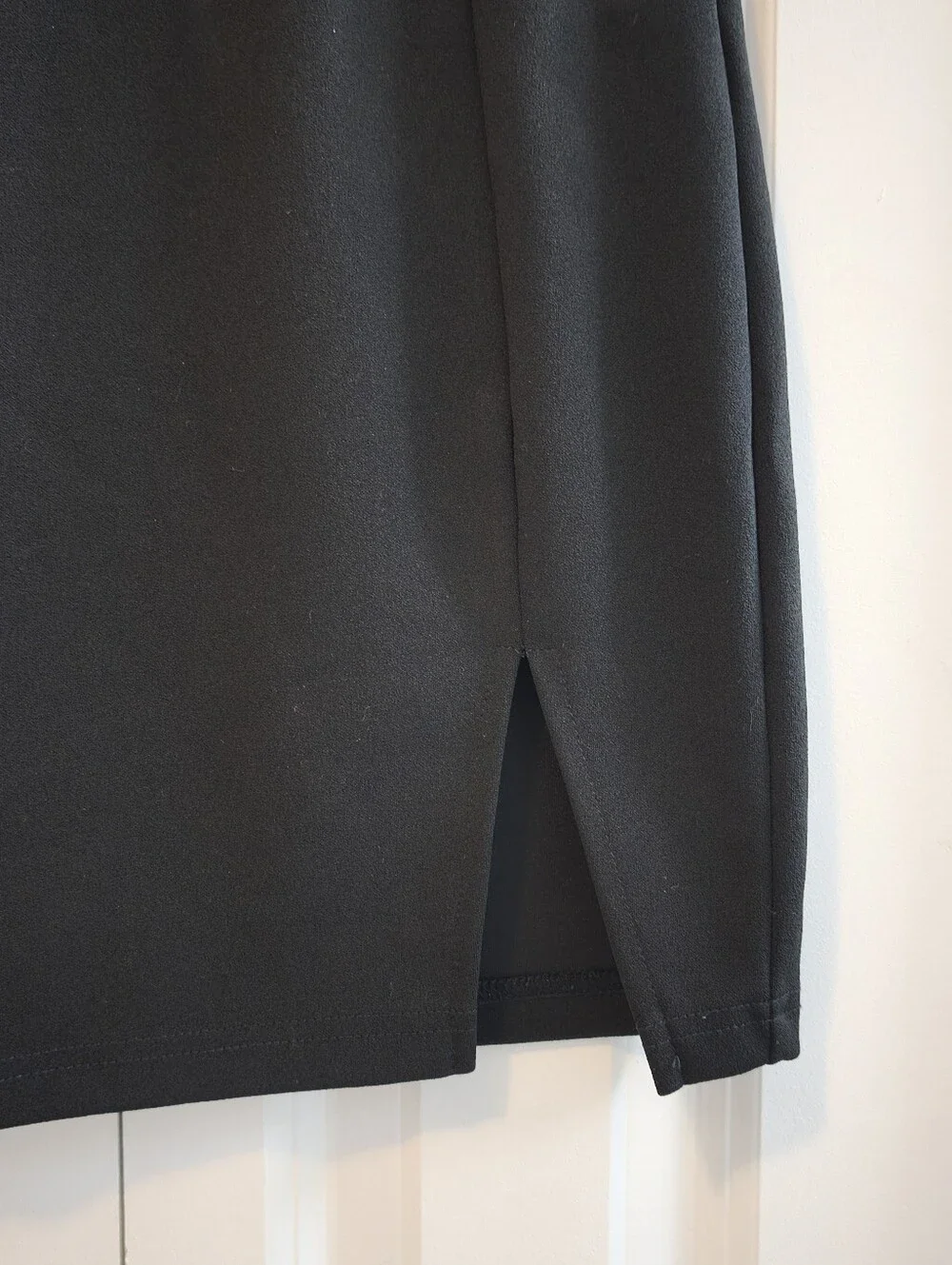 SHEIN Black Mini Skirt with Side Slit
